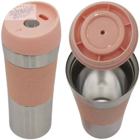 KUBEK TERMICZNY TURYSTYCZNY EXCELLENT HOUSEWARE 350L RÓŻOWY