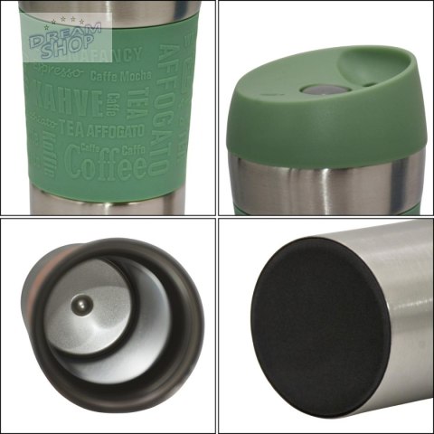KUBEK TERMICZNY TURYSTYCZNY EXCELLENT HOUSEWARE 350L ZIELONY