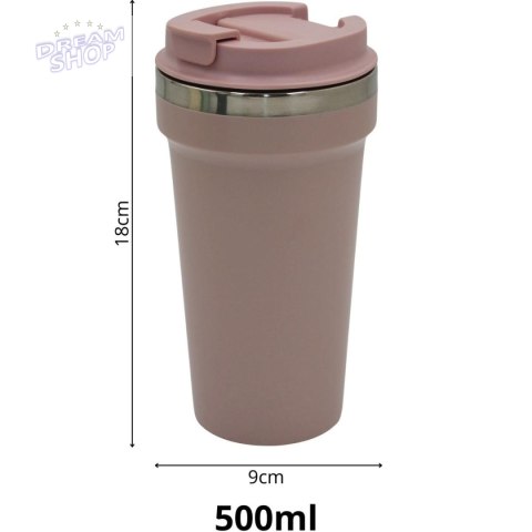 KUBEK TERMICZNY TURYSTYCZNY EXCELLENT HOUSEWARE 500L - CIELISTY