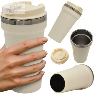 KUBEK TERMICZNY TURYSTYCZNY EXCELLENT HOUSEWARE 500L - ECRU