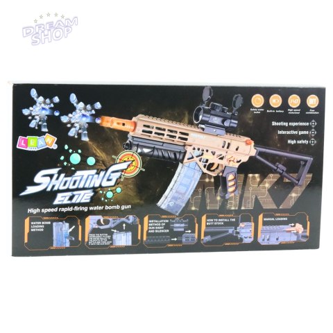 Karabin Na Kulki Wodne MK7 Na Akumulator Celownik Okulary Kulki