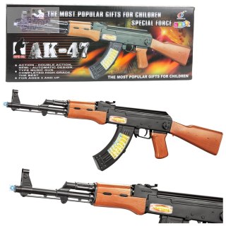 Karabin Zabawkowy AK-47 Dla Dzieci Światła Dźwięki 68,5 cm
