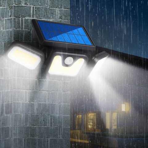 Lampa solarna LED 3w1 z czujnikiem ruchu zmierzchu