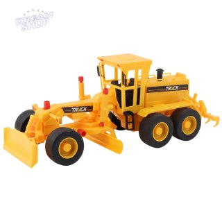 Równiarka Spycharka Pojazd Budowlany Manualna Żółta