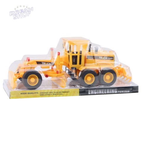 Równiarka Spycharka Pojazd Budowlany Manualna Żółta