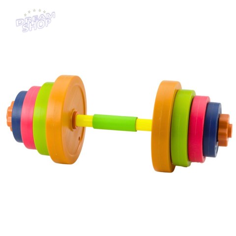 Sztanga Dla Dzieci Pianka Antypoślizgowa 8 Talerzy Plastikowa Kolorowa