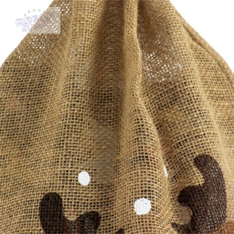 WOREK NA PREZENTY JUTOWY 70X50CM RENIFER