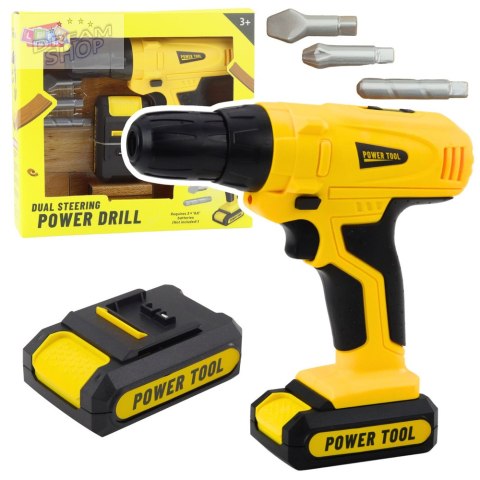 Wiertarko Wkrętarka Akumulatorowa Zabawkowa Dla Dzieci Końcówki Wymienne