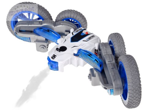 Zdalnie sterowane SUPER SZYBKIE auto STUNT - para wodna i światło RC0729