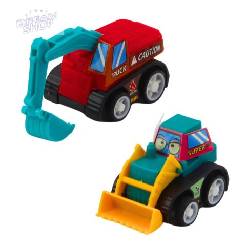Zestaw Mini Autka Budowlane Z Napędem W Torebce 6szt.