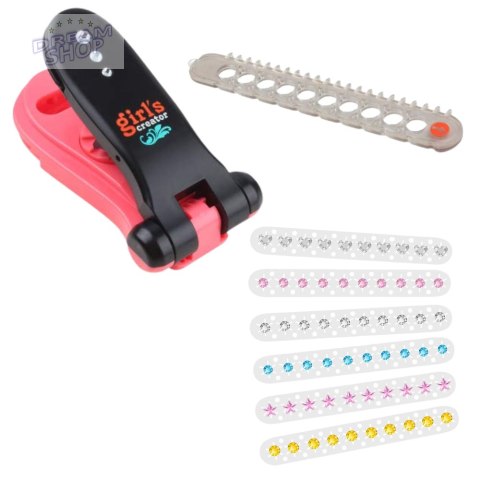 Zestaw Pięknośći Diamenciki Maszynka Do Ozdabiania Włosów 80 el.
