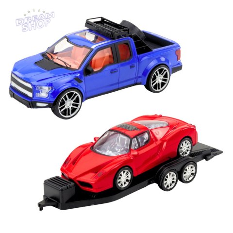 Zestaw Samochód Terenowy Z Lawetą Samochód Sportowy