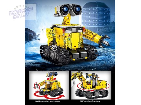 Zestaw klocków 4w1 Złóż zdalnie sterowane ROBOTY i MASZYNY 828-ele RC0738