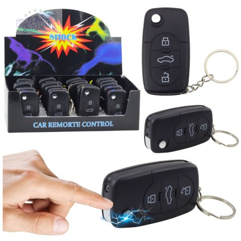 Brelok Pilot Samochodowy Latarka LED Razi Prądem 2w1