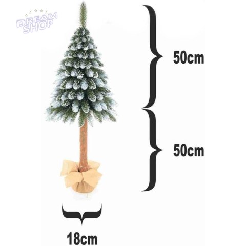 CHOINKA NA PNIU 100CM JODŁA DIAMENTOWA