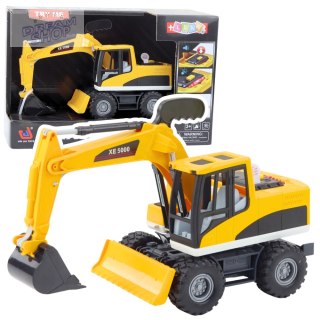 Koparko-Spycharka Budowlana Ruchoma Łyżka Obrotowa Kabina Światła Dźwięki