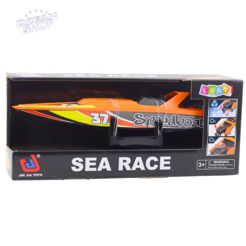 Łódź Motorówka Nakręcany Mechanizm Do Wody Pomarańczowa