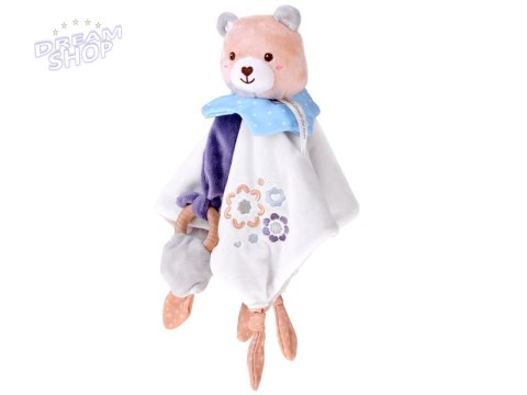 Milutka Przytulanka MIŚ z kocyk i gryzak prezent dla niemowlaka ZA5879