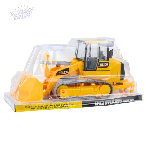 Spychacz Gąsienicowy Pojazd Budowlany Ruchoma Łyżka Żółty