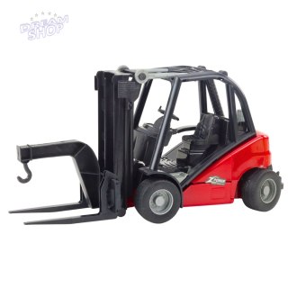 Wózek Widłowy Pojazd Budowlany Ruchome Widły Czerwony