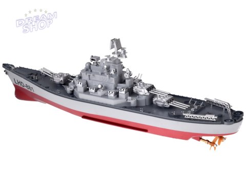 Zdalnie sterowany Ogromny statek PANCERNIK LHD-881 Skala 1:390 RC0736