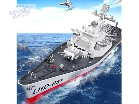 Zdalnie sterowany Ogromny statek PANCERNIK LHD-881 Skala 1:390 RC0736