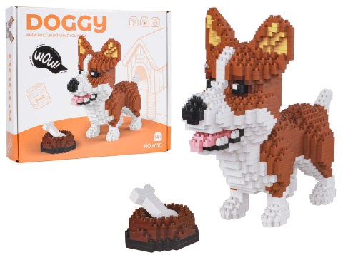 Zestaw Klocków 1200el. Welsh Corgi