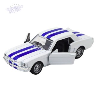 Autko Klasyczne Z Napędem Pull-Back Metalowe Otwierane Drzwi 1:32 Mix