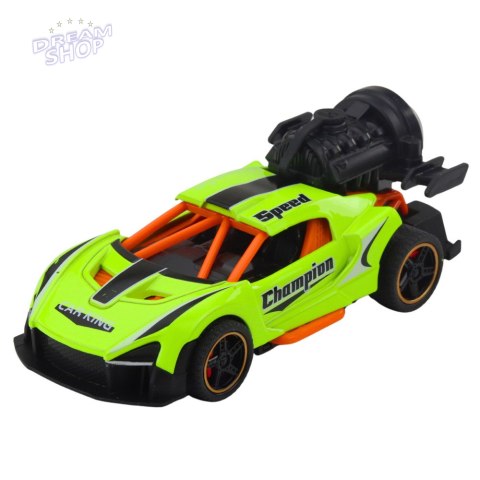 Autko Sportowe Z Napędem Światła Dźwięki Efekt Dymny Mix