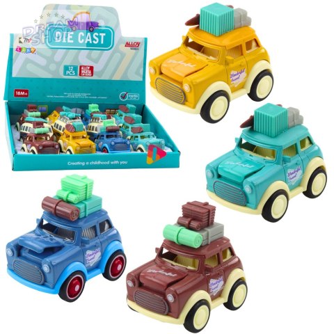 Autko Wycieczkowe Metalowe Podskakująca Maska Napęd Mix