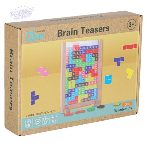 Gra logiczna układanka tetris stojący