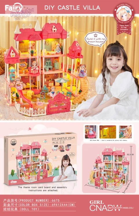 MEGA Domek dla Lalek + Akcesoria