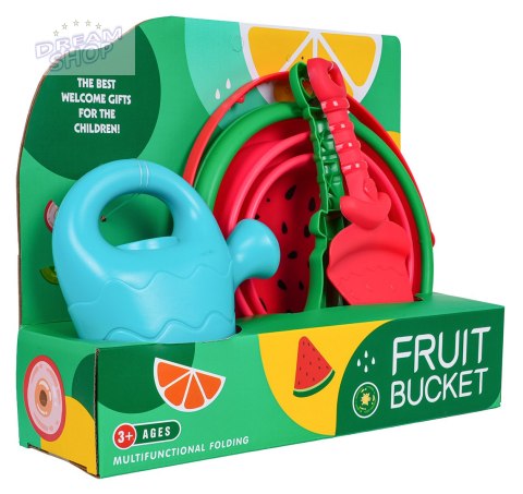 MEGA Zestaw Akcesoriów do Piasku + Składane Wiaderko