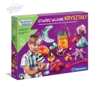 Naukowa Zabawa Zestaw Laboratorium Stwórz Własne Kryształy Język Polski Clementoni 50069