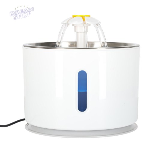 Poidełko fontanna dla psa kota zwierząt automatyczne poidło LED USB 2,4l filtr czyszczący