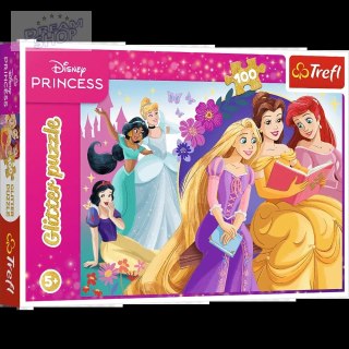 Puzzle - 100 Glitter - Blask magii przyjaźni - Dinsey - Trefl 14834