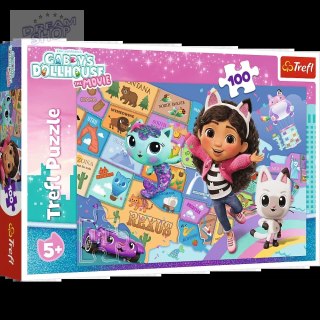 Puzzle - 100 - Przyjaźń w kocim domku - Koci Domek Gabi - Trefl 16515
