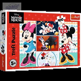 Puzzle - 100 - Zabawna Minnie - Disney - Trefl 16517