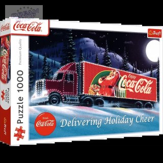 Puzzle - 1000 XMAS - Coca-Cola: Świąteczna Ciężarówka - Trefl 10941