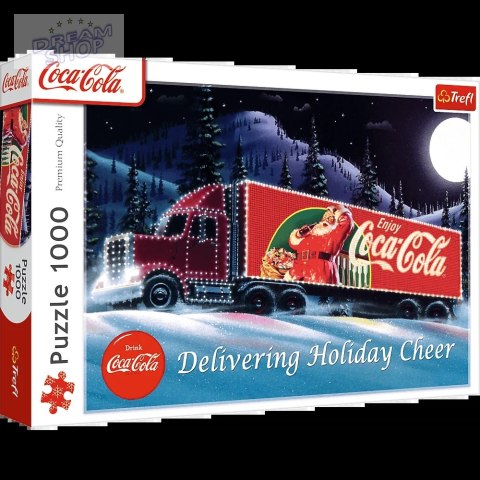 Puzzle - 1000 XMAS - Coca-Cola: Świąteczna Ciężarówka - Trefl 10941