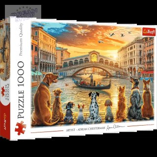 Puzzle - 1000 - Pieski w Wenecji - Trefl 10944