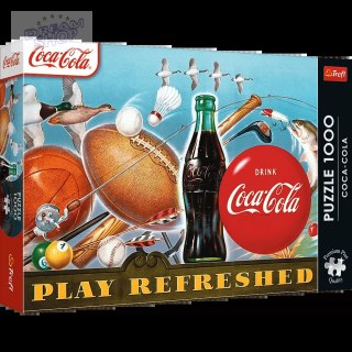 Puzzle - 1000 Premium Plus - Coca-Cola: Chwila orzeźwienia - Trefl 12101