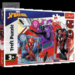 Puzzle - 24 Maxi - Pajęcze zmysły - Disney Marvel Spiderman - Trefl 14366