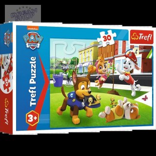 Puzzle - 30 - Psiaki w Akcji - Psi Patrol - Trefl 18306