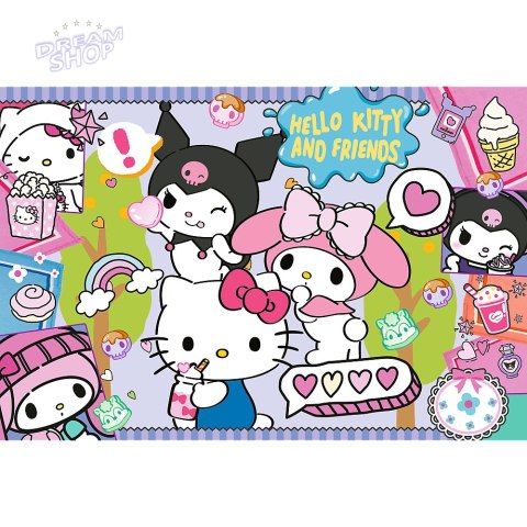 Puzzle - 300 - Szalone trio - Hello Kitty - Trefl 23039