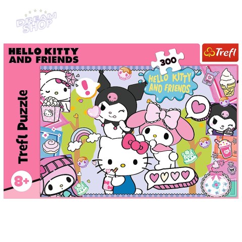 Puzzle - 300 - Szalone trio - Hello Kitty - Trefl 23039
