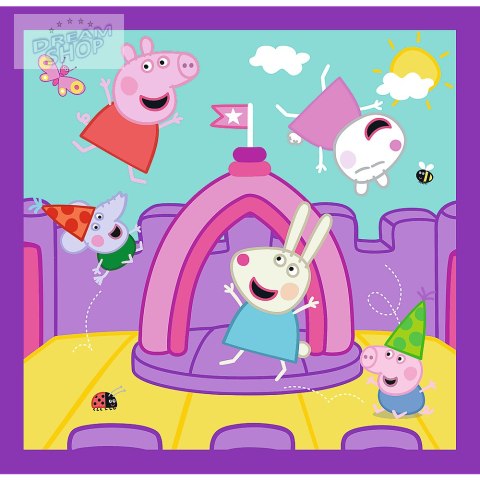 Puzzle - 3w1 (20, 36, 50) - Zwyczaje świnki Peppy - Świnka Peppa - Trefl 34893