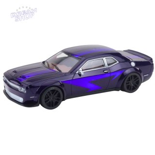 Samochód Sportowy Wyścigowy Napęd Frykcyjny Ciemnofioletowy