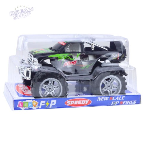 Samochód Terenowy King Z Napędem Na Tył Zielono-Czarny 27cm