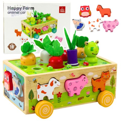 Zabawka drewniana zwierzątka